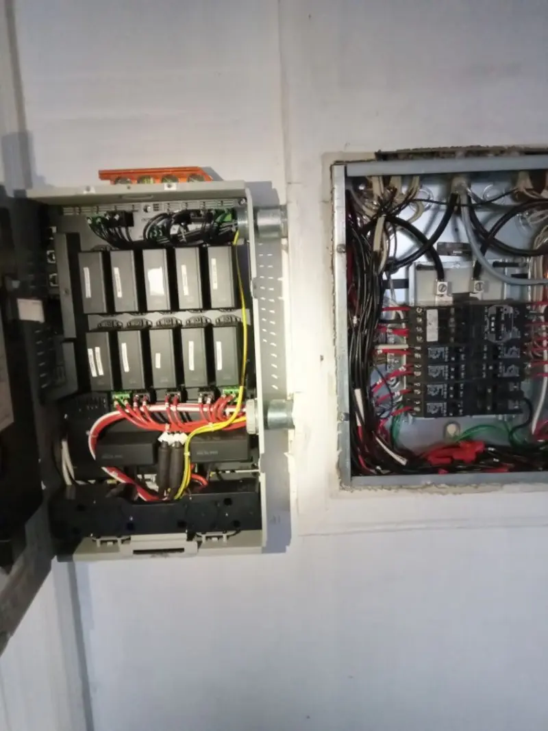 Electrical panel upgrade completed for Indoor Lighting Installation in Alexandria